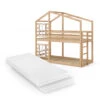 Etagenbett "Maja" Naturholz 90x200 Cm Mit 2 Matratzen Vitalispa -Möbel Store 20230816 m5794 mat 01 ol