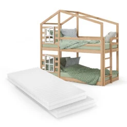 Etagenbett "Maja" Naturholz 90x200 Cm Mit 2 Matratzen Vitalispa 15 Etagenbett "Maja" Naturholz 90x200 Cm Mit 2 Matratzen Vitalispa -Möbel Store 20230816 m5794 mat 07 ol