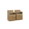 Nachttisch "Monty" Goldkraft Eiche 39.6 X 59.1 Cm 2er Set Vicco -Möbel Store 20230816 m5798 01 ol