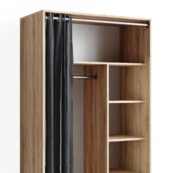 Kleiderschrank "Doros" Sonoma 100 X 168 Cm Offen, Mit Rollen Vicco -Möbel Store 20230816 m5864 06 ol