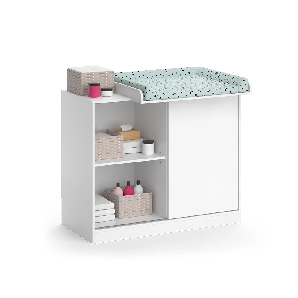 Wickelkommode "Ruben" Weiß 113 X 93 Cm Mit Wickelaufsatz Vicco 9 Wickelkommode "Ruben" Weiß 113 X 93 Cm Mit Wickelaufsatz Vicco – Bild 7