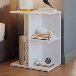 Nachttisch "Eddi" Weiß 46.2 X 58.6 Cm Vicco 13 Nachttisch "Eddi" Weiß 46.2 X 58.6 Cm Vicco -Möbel Store 20230820 m5721 05 ol