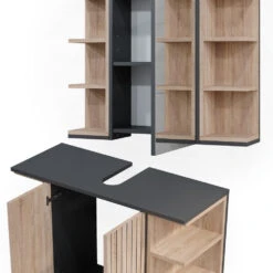 Vicco Badmöbel Set "Aquis", Sonoma/Anthrazit, 2 Teile 14 Vicco Badmöbel Set "Aquis", Sonoma/Anthrazit, 2 Teile -Möbel Store 20230907 m5950 06 ol