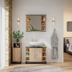 Vicco Badmöbel Set "Aquis", Sonoma/Anthrazit, 3 Teile 12 Vicco Badmöbel Set "Aquis", Sonoma/Anthrazit, 3 Teile -Möbel Store 20230907 m5951 04 ol