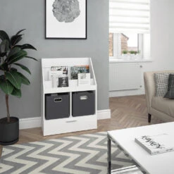 Vicco Bücherregal "Luigi", Weiß, 72 X 96.2 Cm Ohne Faltboxen 13 Vicco Bücherregal "Luigi", Weiß, 72 X 96.2 Cm Ohne Faltboxen -Möbel Store 20230928 m5199 04 ol