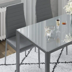 Vicco Esszimmerstuhl "Grand", Grau, 42.5 X 48 Cm 4er Set -Möbel Store 20230928 m5966 05 ol