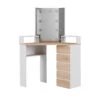 Eckschminktisch "Tilda" Weiß/Sonoma/Sonoma 113.3 Cm Mit LED Beleuchtung Vicco -Möbel Store 20231027 m5421 l 01 ol