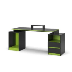 Vicco Schreibtisch "Mars", Anthrazit/Mintgrün, 178.2 X 60 Cm Mit 2 Schubladen