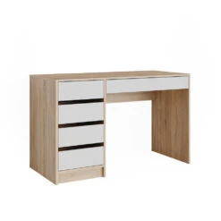 Schminktisch "Sherry" Sonoma/Weiß Vicco