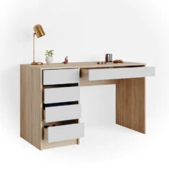 Schminktisch "Sherry" Sonoma/Weiß Vicco -Möbel Store 20231412 m4381 07 ol