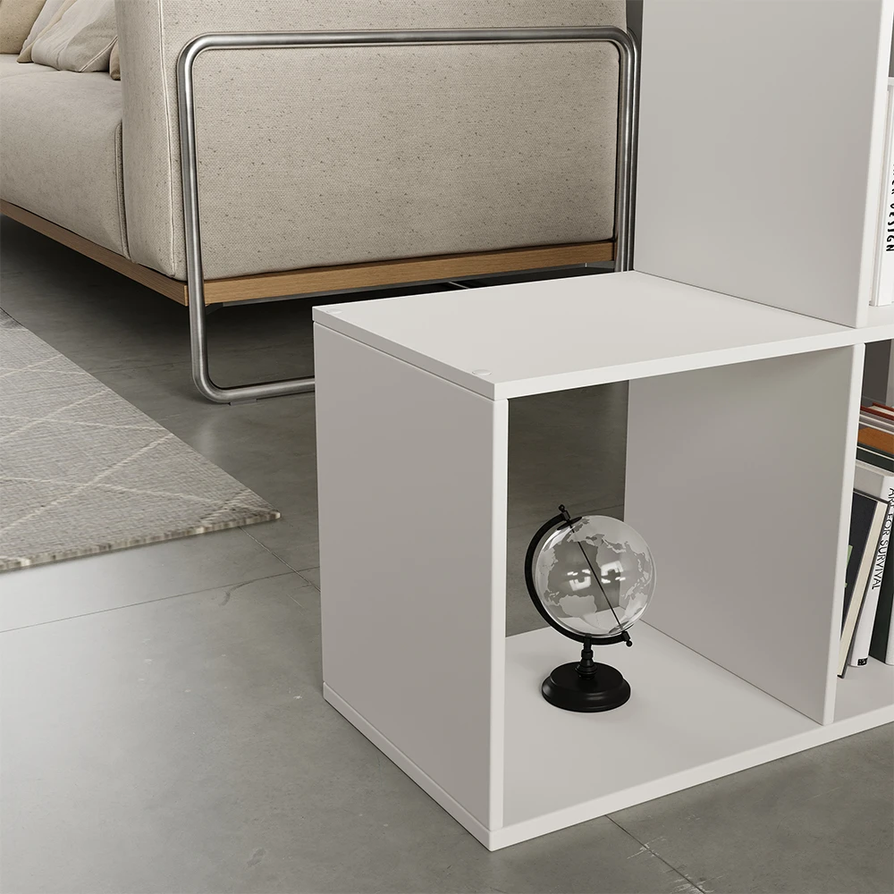 Treppenregal "Theresa" Weiß 104 X 108 Cm 6 Fächer Oskar Store 7 Treppenregal "Theresa" Weiß 104 X 108 Cm 6 Fächer Oskar Store – Bild 5