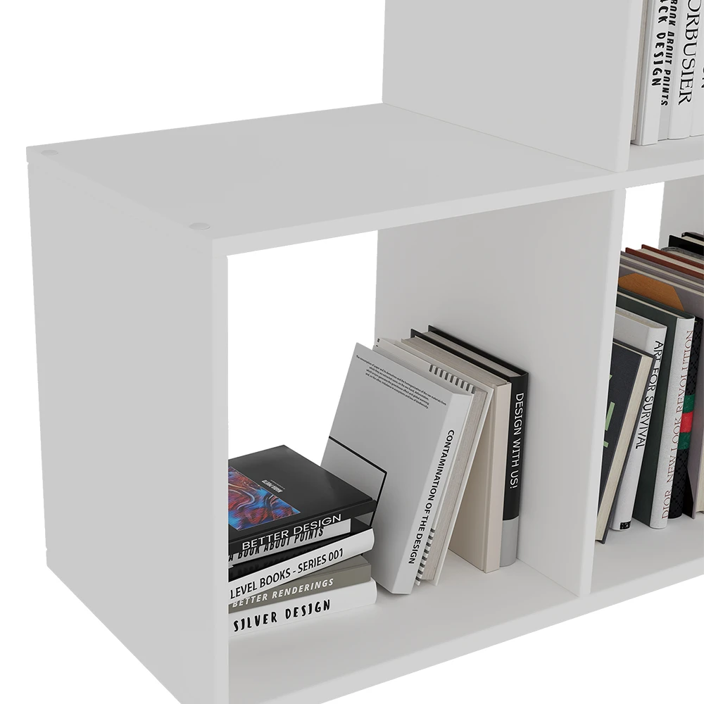 Treppenregal "Theresa" Weiß 104 X 108 Cm 6 Fächer Oskar Store 8 Treppenregal "Theresa" Weiß 104 X 108 Cm 6 Fächer Oskar Store – Bild 6