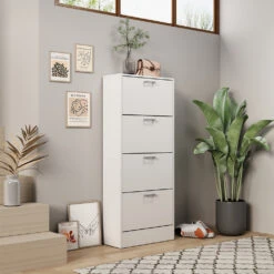 Schuhkipper "Gregor" Weiß 63 X 150 Cm Oskar Store -Möbel Store 20231805 m5660 04 ol