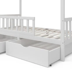 Hausbett "Franka" Weiß 80x160 Cm Mit 2 Schubladen Oskar Store 14 Hausbett "Franka" Weiß 80x160 Cm Mit 2 Schubladen Oskar Store -Möbel Store 20231912 m5553 06 ol