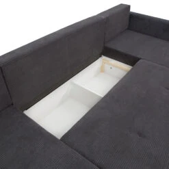 Sofa L Form Dunkelgrau/Hellgrau 290 X 185 Cm Mit Bettkasten Vitalispa -Möbel Store 20232014 m5706 06 ol