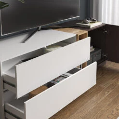 Lowboard "Phönix" Weiß/Braun 170 X 55 Cm Vicco 14 Lowboard "Phönix" Weiß/Braun 170 X 55 Cm Vicco -Möbel Store 20232410 m5514 05 ol