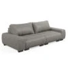 Sofa L Form "Perry" Grau 260 X 160 Cm Vitalispa