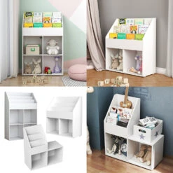Kinderregal "Conny" Weiß 72 X 79 Cm Mit Großen Ablagen Oskar Store -Möbel Store 20232821 m5528 08 ol