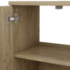 Waschbeckenunterschrank "Edge" Weiß/Eiche 60 X 57 Cm Mit 2 Türen Vicco 15 Waschbeckenunterschrank "Edge" Weiß/Eiche 60 X 57 Cm Mit 2 Türen Vicco -Möbel Store 20233012 m5667 06 ol