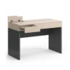 Schreibtisch "Toronto" Anthrazit/Holz 120 X 30 Cm Vicco
