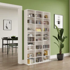 CD Regal "Anna" Weiß 102 X 178 Cm Mit 27 Fächern Oskar Store 13 CD Regal "Anna" Weiß 102 X 178 Cm Mit 27 Fächern Oskar Store -Möbel Store 20233121 m5574 04 ol