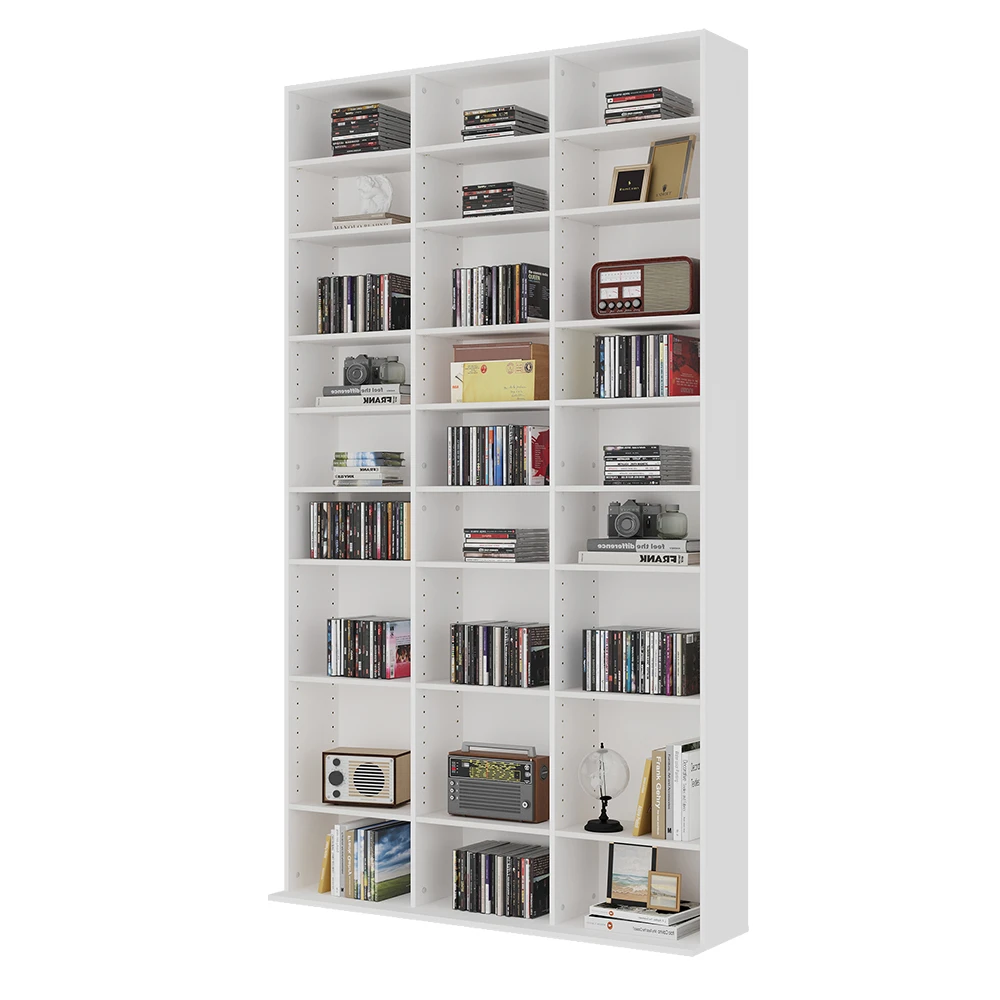 CD Regal "Anna" Weiß 102 X 178 Cm Mit 27 Fächern Oskar Store 9 CD Regal "Anna" Weiß 102 X 178 Cm Mit 27 Fächern Oskar Store – Bild 7