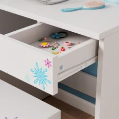 Schminktisch "Schneeflocke" Weiß 55 Cm Mit Hocker Oskar Store 14 Schminktisch "Schneeflocke" Weiß 55 Cm Mit Hocker Oskar Store -Möbel Store 20233221 m5550 05 ol