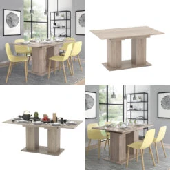 Esstisch "Dix" Sonoma 140 X 90 Cm Vicco -Möbel Store 20233826 m2167 08 ol