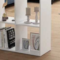 Treppenregal "Aramis" Weiß 73 X 108 Cm 5 Fächer Oskar Store -Möbel Store 20234021 m5758 05 ol