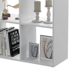 Treppenregal "Aramis" Weiß 73 X 108 Cm 5 Fächer Oskar Store -Möbel Store 20234021 m5758 06 ol