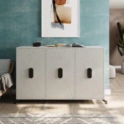 Sideboard "Marokko" Hellgrau 140 X 90 Cm Vicco -Möbel Store 20234513 m5578 04 ol