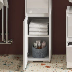 Midischrank "Majest" Weiß/Weiß Hochglanz 30.2 X 96.3 Cm Vicco 14 Midischrank "Majest" Weiß/Weiß Hochglanz 30.2 X 96.3 Cm Vicco -Möbel Store 20234617 m5524 05 ol