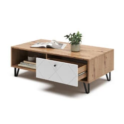 Couchtisch "Nizza" Artisan-Eiche/Weiß 110 X 37 Cm Vicco 16 Couchtisch "Nizza" Artisan-Eiche/Weiß 110 X 37 Cm Vicco -Möbel Store 20234713 m5640 07 ol