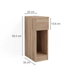 Nachttisch "Enton" Sonoma 20 X 59.5 Cm 2er Set Vicco 11 Nachttisch "Enton" Sonoma 20 X 59.5 Cm 2er Set Vicco -Möbel Store 20235923 m5487 03 ol