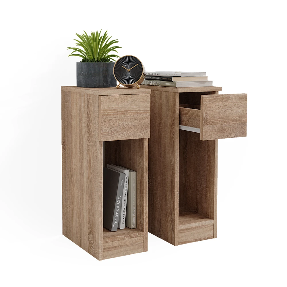 Nachttisch "Enton" Sonoma 20 X 59.5 Cm 2er Set Vicco 9 Nachttisch "Enton" Sonoma 20 X 59.5 Cm 2er Set Vicco – Bild 7