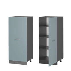 Vicco Hochschrank "R-Line", Blau-Grau/Anthrazit, 60 Cm 12 Vicco Hochschrank "R-Line", Blau-Grau/Anthrazit, 60 Cm -Möbel Store 20240119 mm280 voll sol ant blgra 08 ol