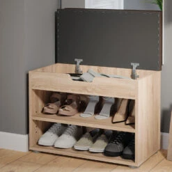 Schuhbank "Rolfe" Sonoma 60 X 45 Cm Vicco -Möbel Store 20240122 m322 05 ol