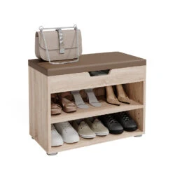 Schuhbank "Rolfe" Sonoma 60 X 45 Cm Vicco -Möbel Store 20240122 m322 07 ol