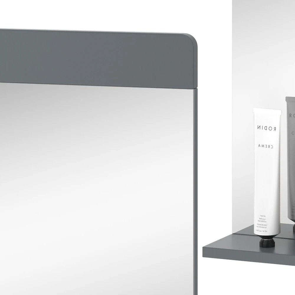 Badezimmerspiegel "Izan" Grau 60 X 62 Cm Vicco 8 Badezimmerspiegel "Izan" Grau 60 X 62 Cm Vicco – Bild 6