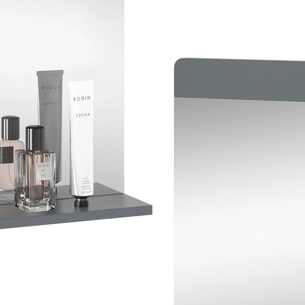 Badezimmerspiegel "Izan" Grau 80.1 X 62 Cm Vicco 8 Badezimmerspiegel "Izan" Grau 80.1 X 62 Cm Vicco – Bild 6