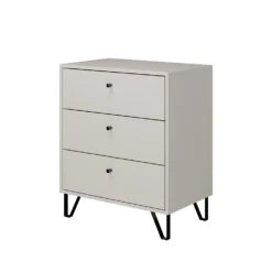 Vicco Sideboard "Aldo", Cashmere, 63.6 X 40 Cm 3x Schublade