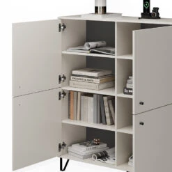 Vicco Sideboard "Aldo", Cashmere, 123.6 X 135 Cm 4 Türen -Möbel Store 20240219 m6303 06 ol