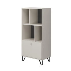 Vicco Aktenregal "Aldo", Cashmere, 63.6 X 135 Cm Mit 1 Tür