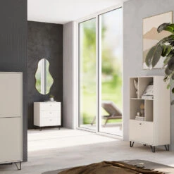 Vicco Aktenregal "Aldo", Cashmere, 63.6 X 135 Cm Mit 1 Tür -Möbel Store 20240219 m6304 04 ol