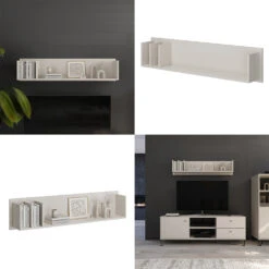 Vicco Wandregal "Aldo", Cashmere, 120 X 30 Cm Offene Fächer 17 Vicco Wandregal "Aldo", Cashmere, 120 X 30 Cm Offene Fächer -Möbel Store 20240219 m6305 08 ol