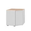 Sideboard "Betti" Weiß/Sonoma 78 X 78 Cm Mit 1 Türen Vicco -Möbel Store 20240219 m6346 01 ol