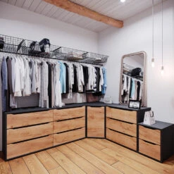 Sideboard "Ruben" Anthrazit/Goldkraft Eiche 80.2 X 77.6 Cm Mit Schubladen Vicco 14 Sideboard "Ruben" Anthrazit/Goldkraft Eiche 80.2 X 77.6 Cm Mit Schubladen Vicco -Möbel Store 20240219 m6349 04 ol