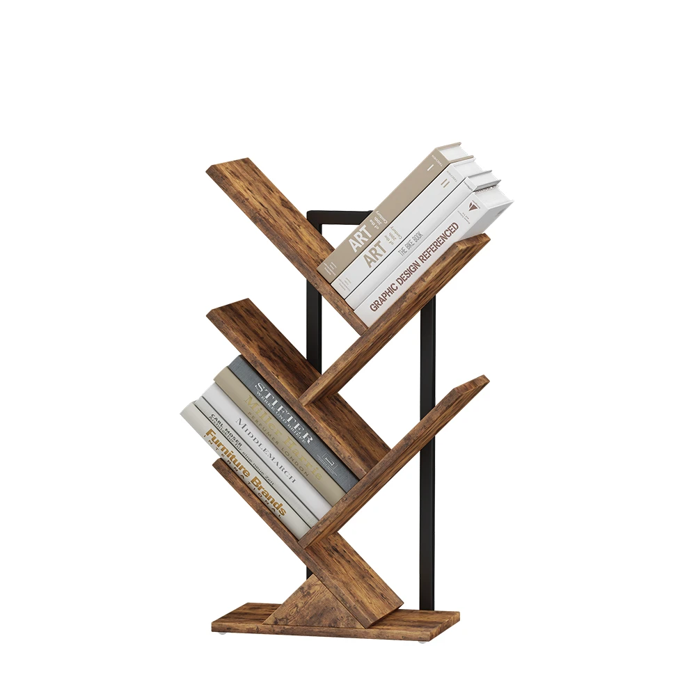 Bücherregal "Fyrk" Antikholz/Schwarz 34 X 71 Cm Vicco 10 Bücherregal "Fyrk" Antikholz/Schwarz 34 X 71 Cm Vicco – Bild 8