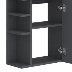 Badmöbel Set "Amadeo" Anthrazit/Weiß 2 Teile, Mit Waschbecken Vicco -Möbel Store 20240301 m6553 06 ol