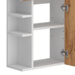 Badmöbel Set "Amadeo" Goldkraft Eiche/Weiß 2 Teile, Mit Waschbecken Vicco -Möbel Store 20240301 m6557 06 ol